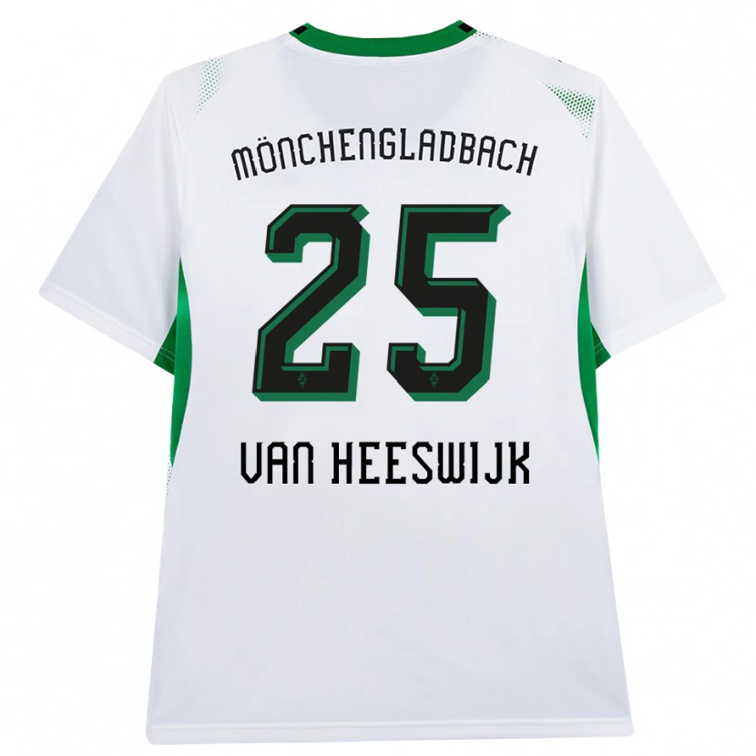 Danxen Dámské Amber Van Heeswijk #25 Bílá Černá Zelená Domů Hráčské Dresy 2026/27 Dres