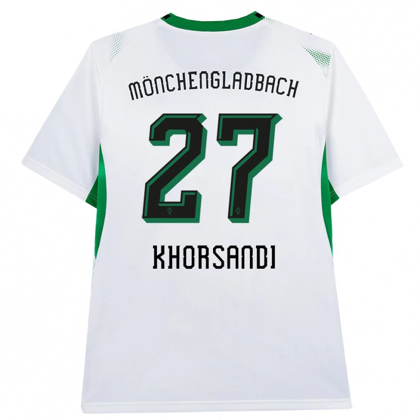 Danxen Dámské Radin Khorsandi #27 Bílá Černá Zelená Domů Hráčské Dresy 2026/27 Dres