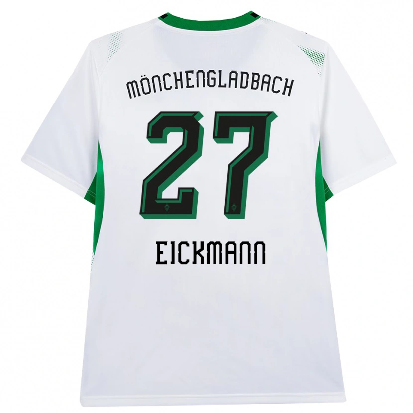 Danxen Dámské Mia Eickmann #27 Bílá Černá Zelená Domů Hráčské Dresy 2026/27 Dres