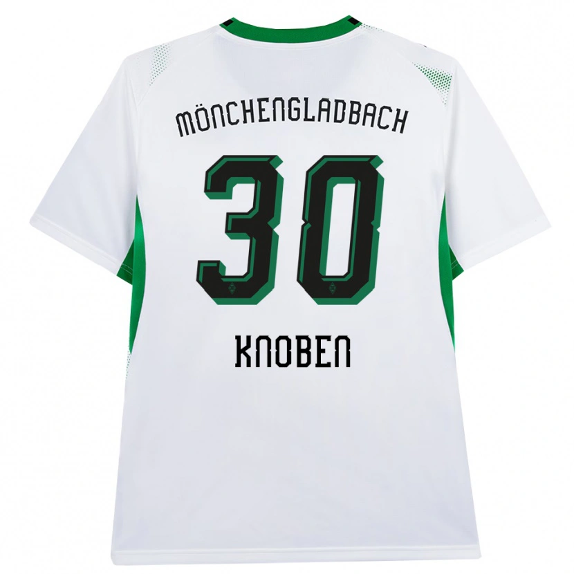 Danxen Dámské Florian Knoben #30 Bílá Černá Zelená Domů Hráčské Dresy 2026/27 Dres