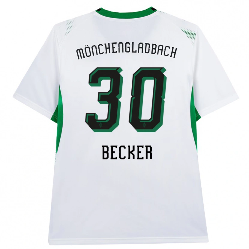 Danxen Dámské Benjamin Becker #30 Bílá Černá Zelená Domů Hráčské Dresy 2026/27 Dres