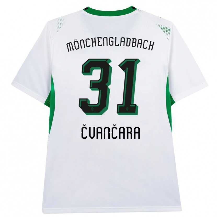 Danxen Dámské Tomas Cvancara #31 Bílá Černá Zelená Domů Hráčské Dresy 2026/27 Dres