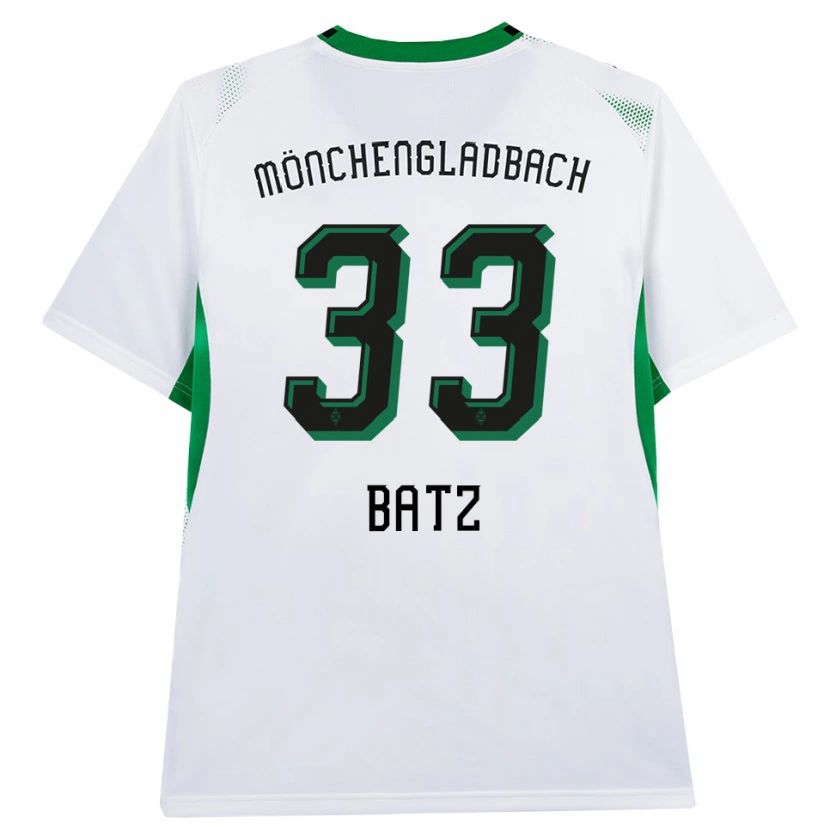 Danxen Dámské Daniel Batz #33 Bílá Černá Zelená Domů Hráčské Dresy 2026/27 Dres
