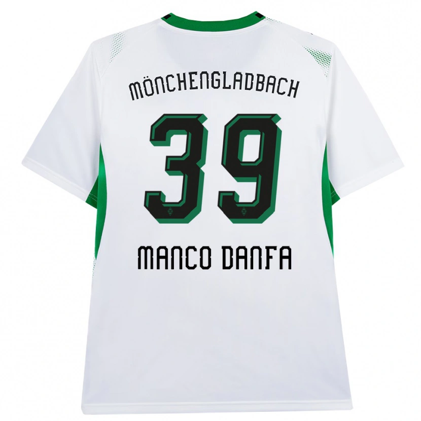 Danxen Dámské Iaia Manco Danfa #39 Bílá Černá Zelená Domů Hráčské Dresy 2026/27 Dres