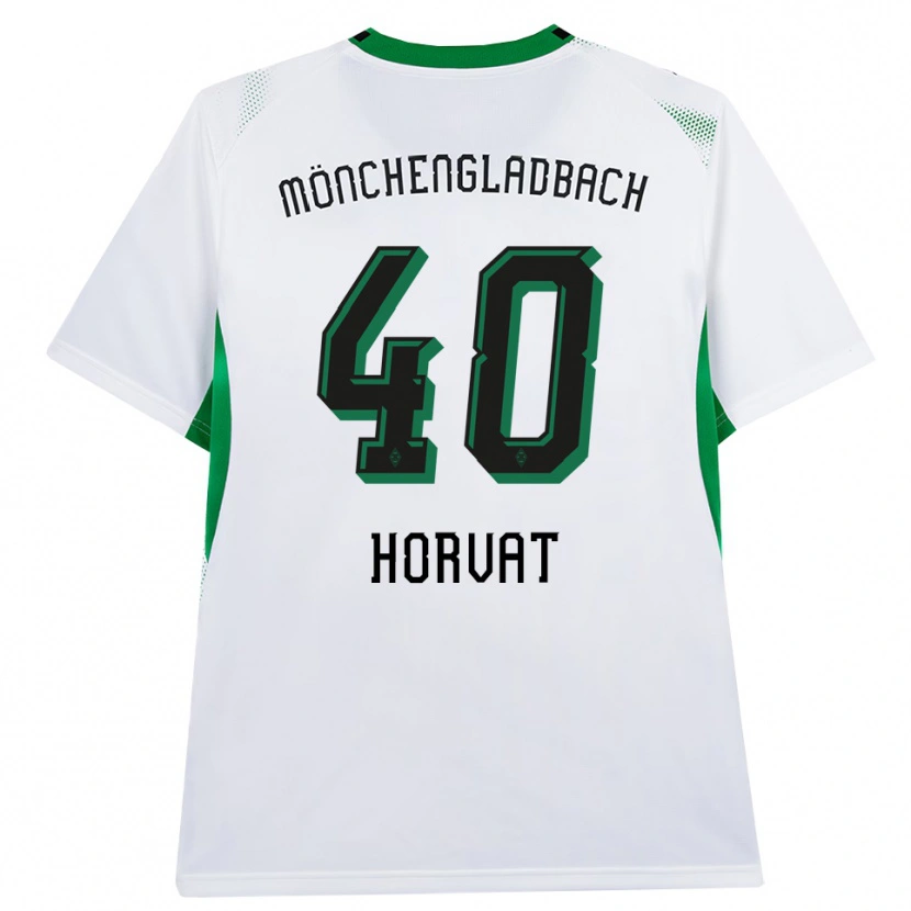 Danxen Dámské Niko Horvat #40 Bílá Černá Zelená Domů Hráčské Dresy 2026/27 Dres