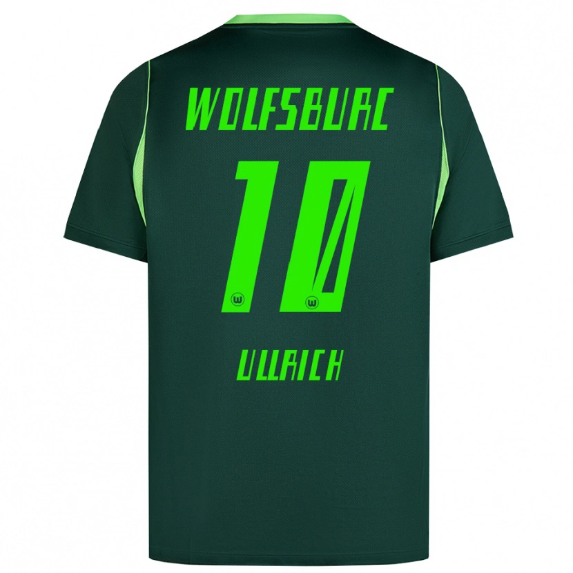 Danxen Dámské Pepe Ullrich #10 Tmavě Zelená Bílá Domů Hráčské Dresy 2026/27 Dres
