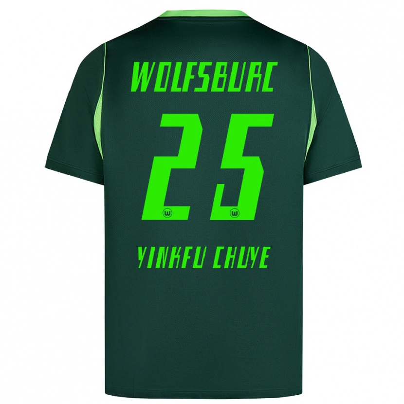 Danxen Dámské Miguel Yinkfu Chuye #25 Tmavě Zelená Bílá Domů Hráčské Dresy 2026/27 Dres