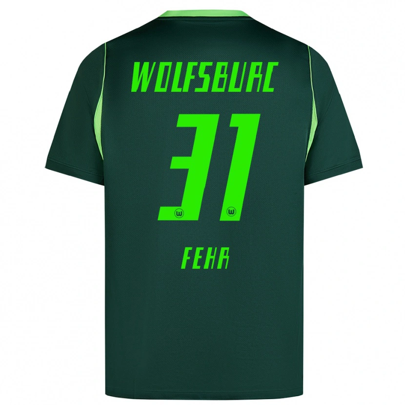 Danxen Dámské Henrik Fehr #31 Tmavě Zelená Bílá Domů Hráčské Dresy 2026/27 Dres