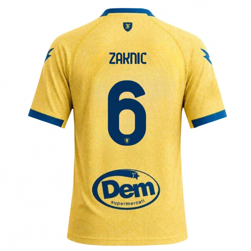 Danxen Dámské Lazar Zaknic #6 Chrpově Černá Modrá Domů Hráčské Dresy 2026/27 Dres