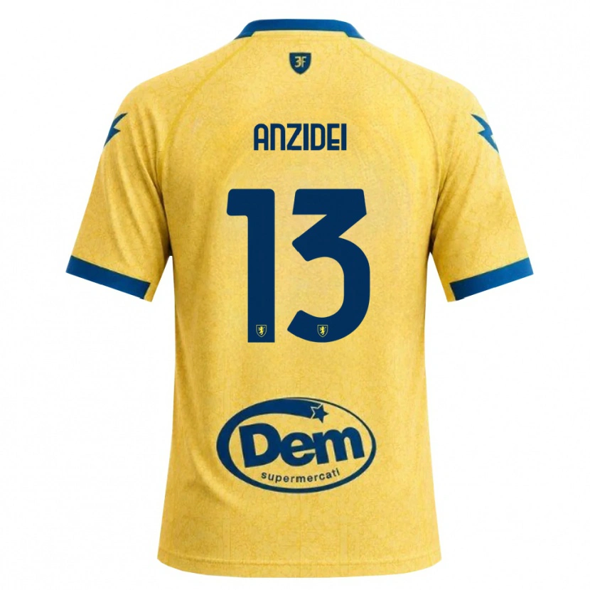 Danxen Dámské Massimo Anzidei #13 Chrpově Černá Modrá Domů Hráčské Dresy 2026/27 Dres
