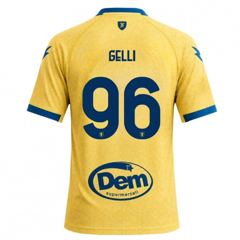 Danxen Dámské Francesco Gelli #96 Chrpově Černá Modrá Domů Hráčské Dresy 2026/27 Dres