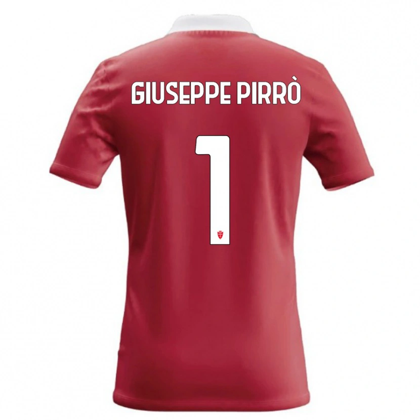 Danxen Dámské Marco Giuseppe Pirrò #1 Červená Bílá Domů Hráčské Dresy 2026/27 Dres