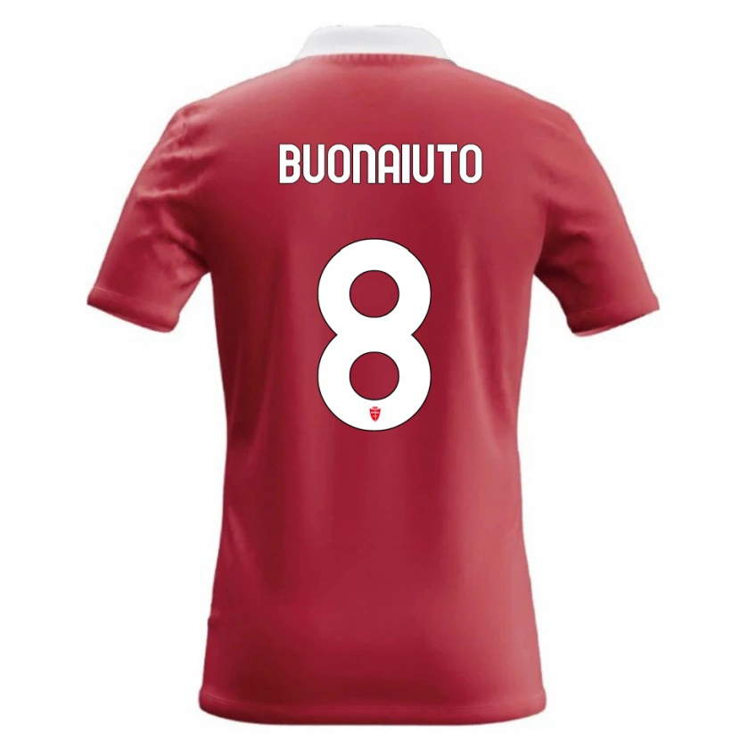 Danxen Dámské Marco Buonaiuto #8 Červená Bílá Domů Hráčské Dresy 2026/27 Dres