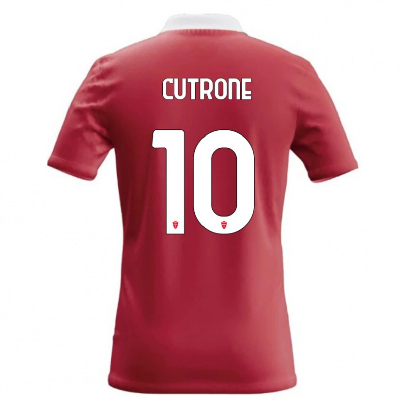 Danxen Dámské Patrick Cutrone #10 Červená Bílá Domů Hráčské Dresy 2026/27 Dres