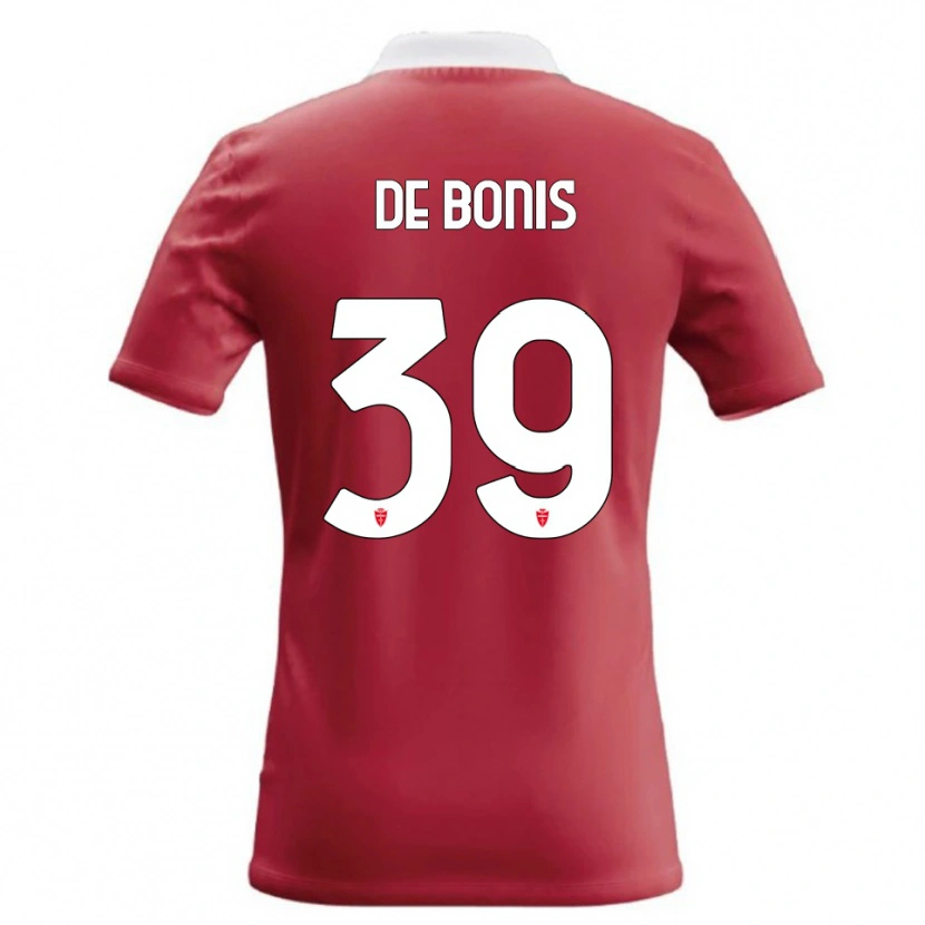 Danxen Dámské Andrea De Bonis #39 Červená Bílá Domů Hráčské Dresy 2026/27 Dres