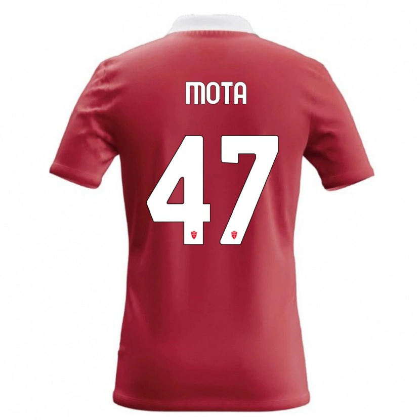 Danxen Dámské Dany Mota #47 Červená Bílá Domů Hráčské Dresy 2026/27 Dres