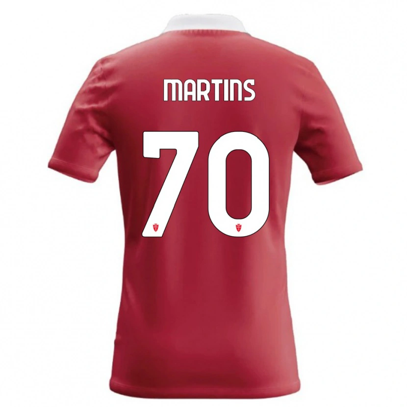 Danxen Dámské Kevin Martins #70 Červená Bílá Domů Hráčské Dresy 2026/27 Dres
