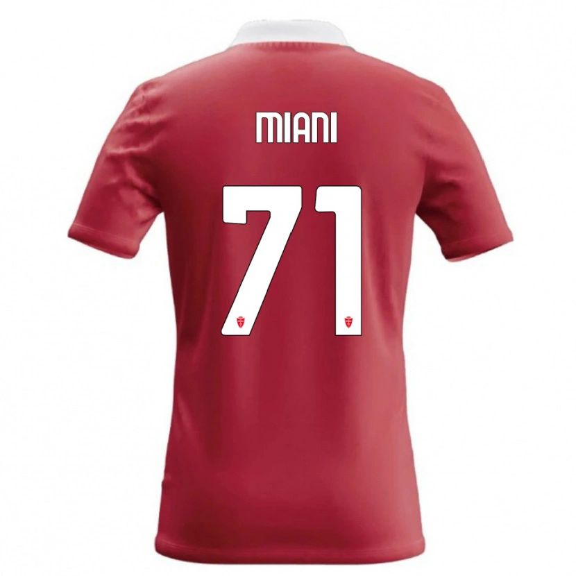 Danxen Dámské Arthur Miani #71 Červená Bílá Domů Hráčské Dresy 2026/27 Dres