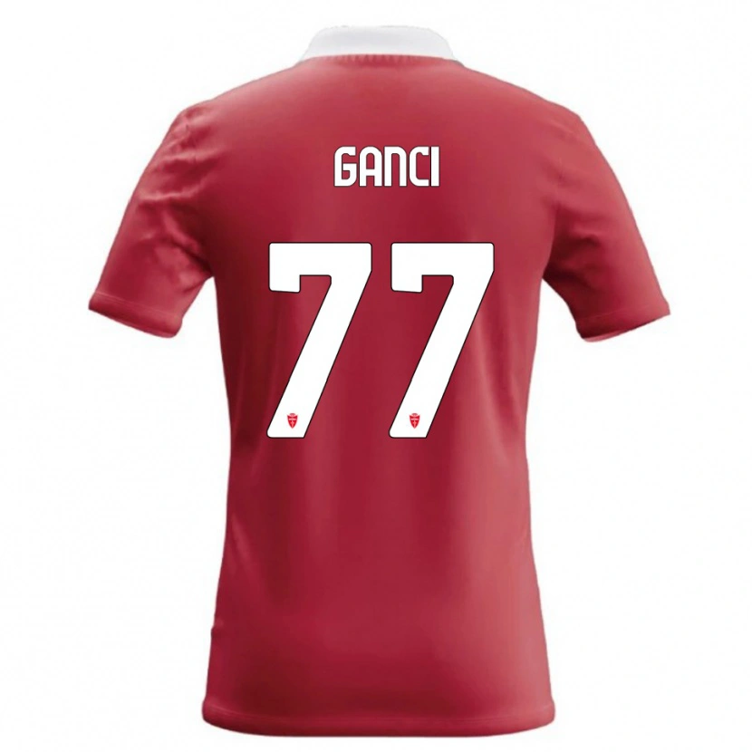 Danxen Dámské Daniele Ganci #77 Červená Bílá Domů Hráčské Dresy 2026/27 Dres