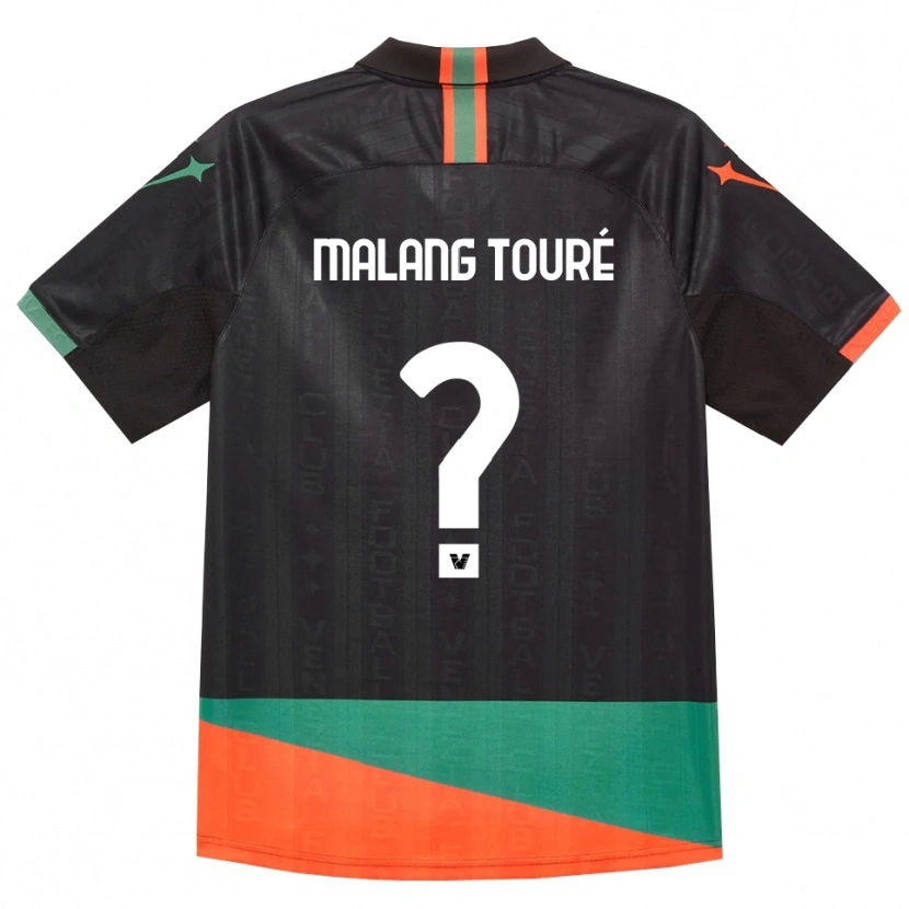 Danxen Dámské Mohamed Malang Touré #0 Černá Oranžová Zelená Domů Hráčské Dresy 2026/27 Dres