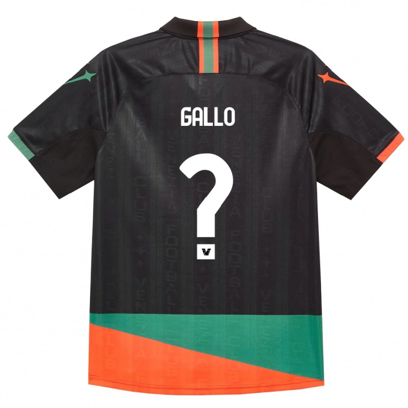 Danxen Dámské Thomas Gallo #0 Černá Oranžová Zelená Domů Hráčské Dresy 2026/27 Dres