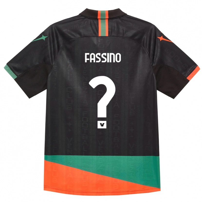 Danxen Dámské Simone Fassino #0 Černá Oranžová Zelená Domů Hráčské Dresy 2026/27 Dres