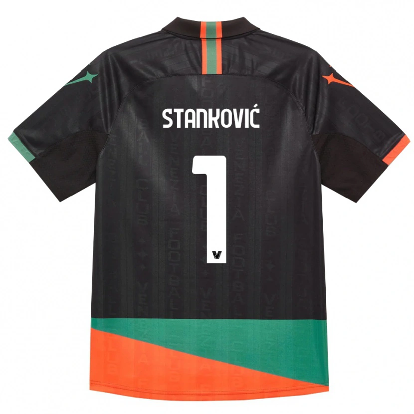 Danxen Dámské Filip Stanković #1 Černá Oranžová Zelená Domů Hráčské Dresy 2026/27 Dres