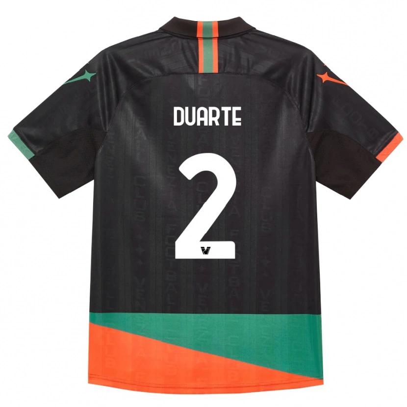 Danxen Dámské Marcia Duarte #2 Černá Oranžová Zelená Domů Hráčské Dresy 2026/27 Dres