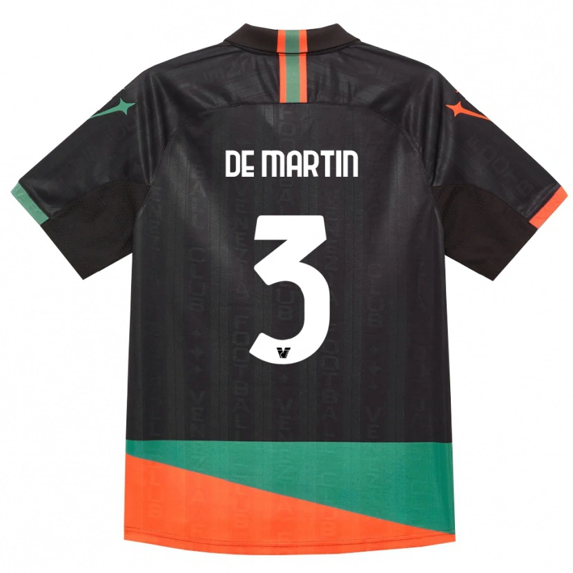 Danxen Dámské Lorenzo De Martin #3 Černá Oranžová Zelená Domů Hráčské Dresy 2026/27 Dres