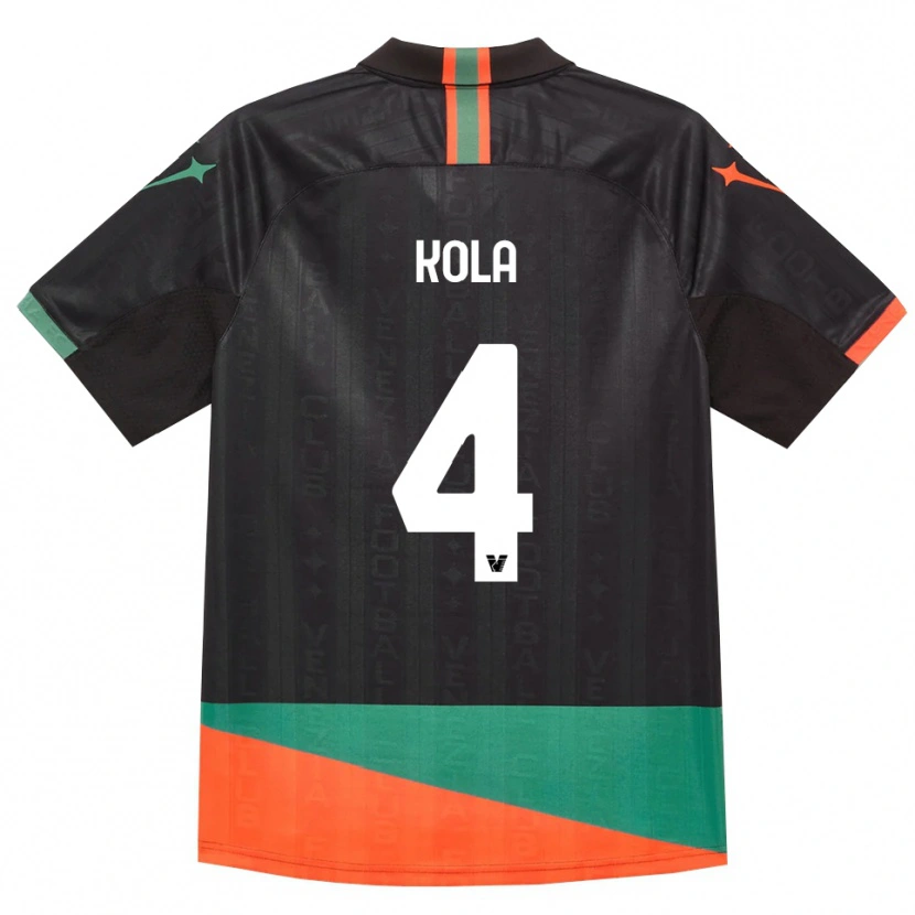Danxen Dámské Davide Kola #4 Černá Oranžová Zelená Domů Hráčské Dresy 2026/27 Dres