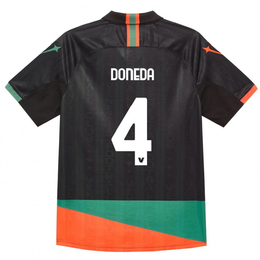 Danxen Dámské Melissa Doneda #4 Černá Oranžová Zelená Domů Hráčské Dresy 2026/27 Dres