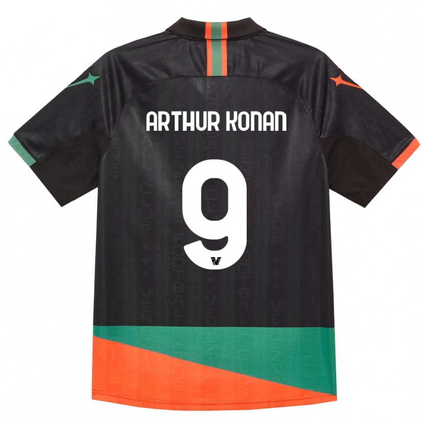 Danxen Dámské Demoye Arthur Konan #9 Černá Oranžová Zelená Domů Hráčské Dresy 2026/27 Dres