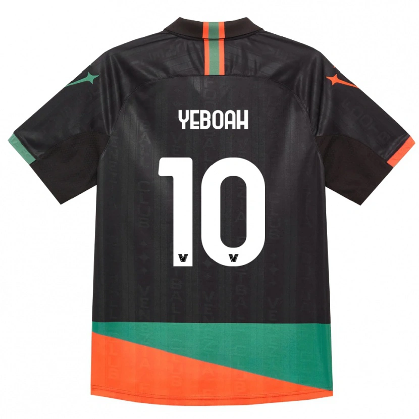 Danxen Dámské John Yeboah #10 Černá Oranžová Zelená Domů Hráčské Dresy 2026/27 Dres