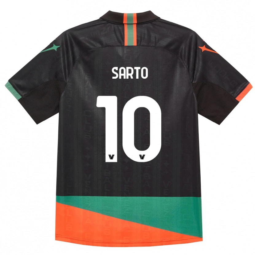 Danxen Dámské Gabriel Sarto #10 Černá Oranžová Zelená Domů Hráčské Dresy 2026/27 Dres