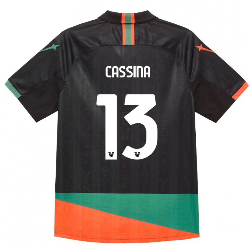 Danxen Dámské Tommaso Cassina #13 Černá Oranžová Zelená Domů Hráčské Dresy 2026/27 Dres