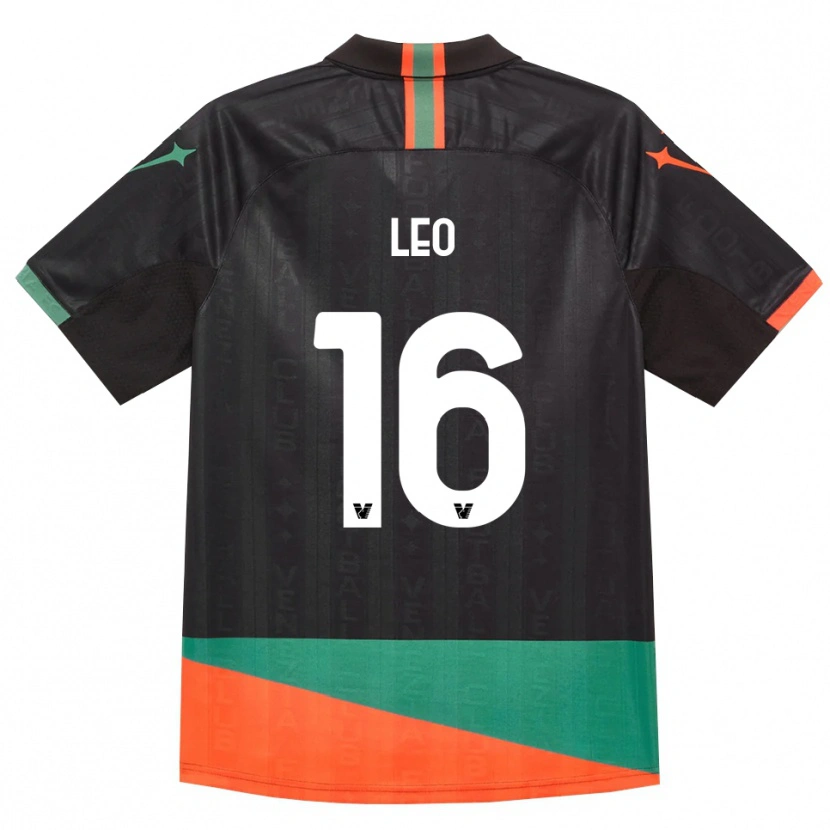 Danxen Dámské Andrea Leo #16 Černá Oranžová Zelená Domů Hráčské Dresy 2026/27 Dres