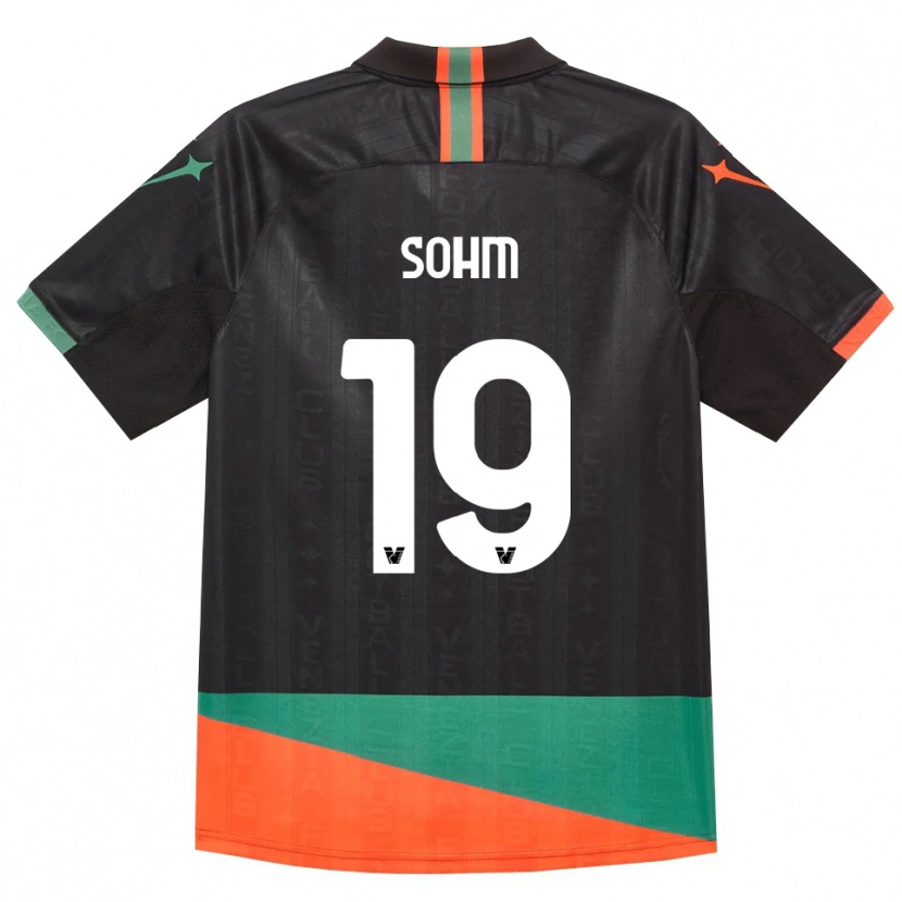 Danxen Dámské Simon Sohm #19 Černá Oranžová Zelená Domů Hráčské Dresy 2026/27 Dres