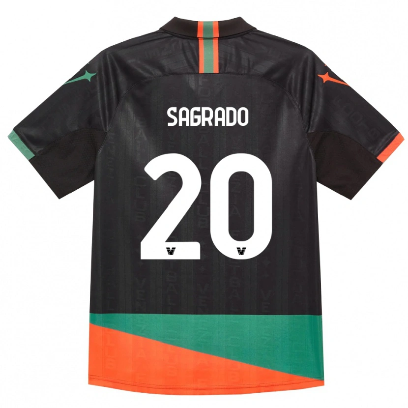 Danxen Dámské Richie Sagrado #20 Černá Oranžová Zelená Domů Hráčské Dresy 2026/27 Dres