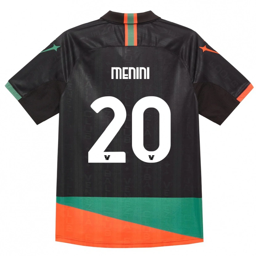 Danxen Dámské Alessandra Menini #20 Černá Oranžová Zelená Domů Hráčské Dresy 2026/27 Dres