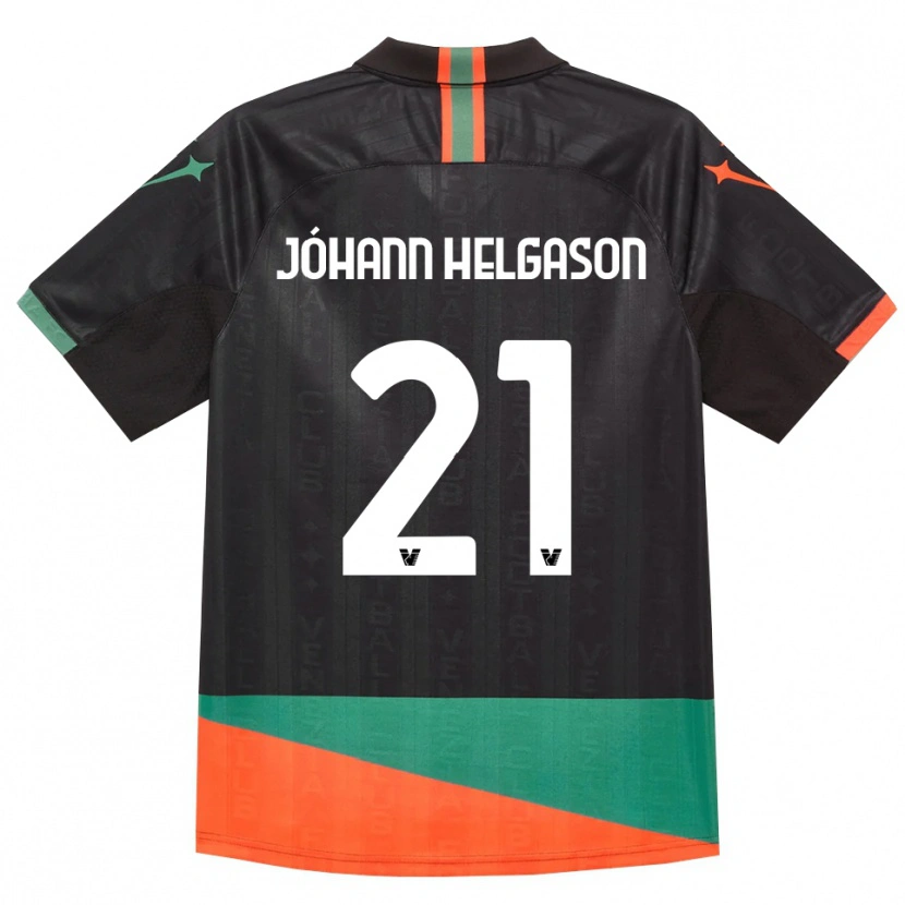 Danxen Dámské Thórir Jóhann Helgason #21 Černá Oranžová Zelená Domů Hráčské Dresy 2026/27 Dres
