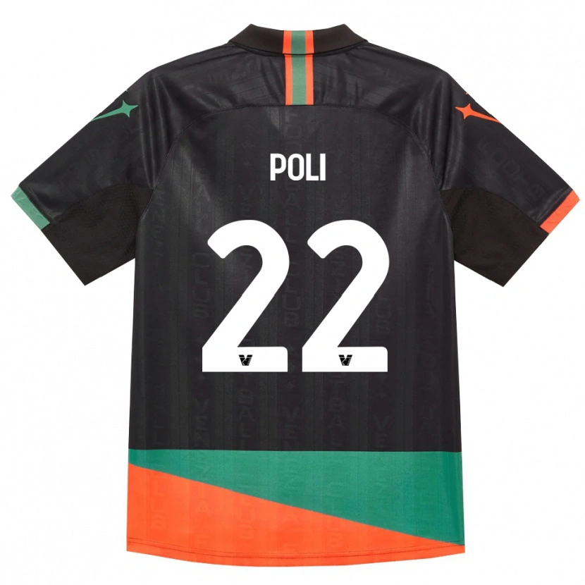 Danxen Dámské Elena Poli #22 Černá Oranžová Zelená Domů Hráčské Dresy 2026/27 Dres