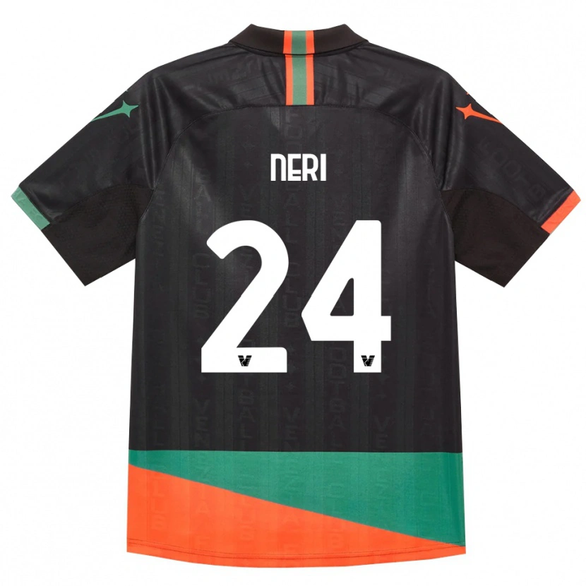 Danxen Dámské Filippo Neri #24 Černá Oranžová Zelená Domů Hráčské Dresy 2026/27 Dres