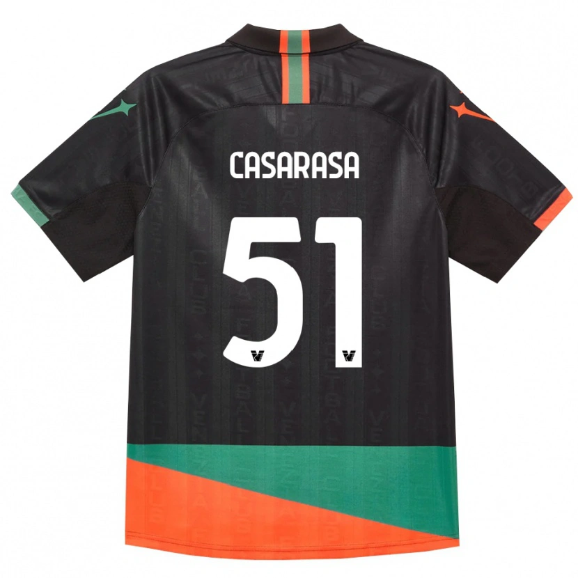 Danxen Dámské Asia Casarasa #51 Černá Oranžová Zelená Domů Hráčské Dresy 2026/27 Dres