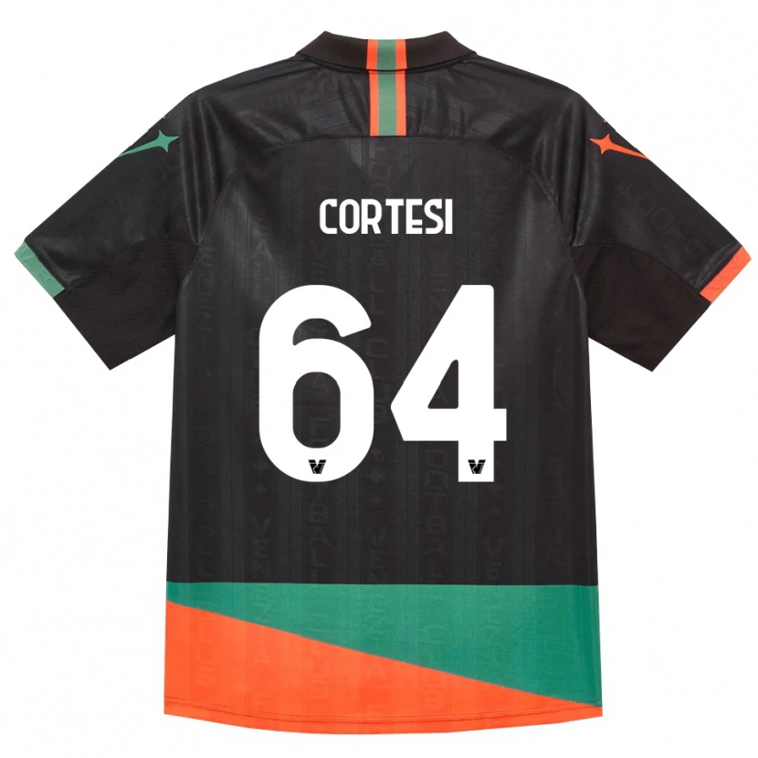 Danxen Dámské Serena Cortesi #64 Černá Oranžová Zelená Domů Hráčské Dresy 2026/27 Dres
