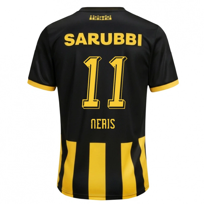 Danxen Dámské José Neris #11 Černá Žlutá Domů Hráčské Dresy 2026/27 Dres