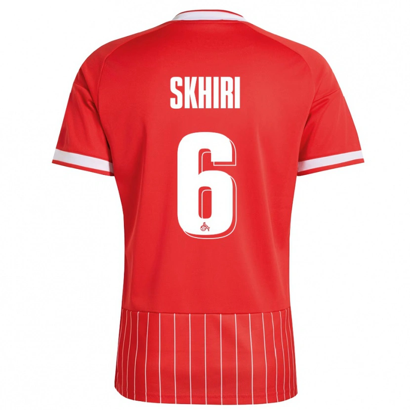 Danxen Dámské Ellyes Skhiri #6 Červená Bílá Zelená Daleko Hráčské Dresy 2026/27 Dres