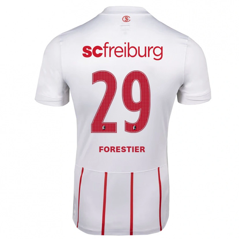 Danxen Dámské Luis Forestier #29 Bílá Červená Žlutá Daleko Hráčské Dresy 2026/27 Dres