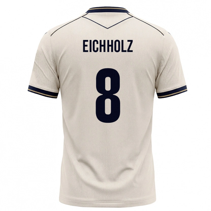 Danxen Dámské Damian Eichholz #8 Bílá Modrá S Nádechem Daleko Hráčské Dresy 2026/27 Dres