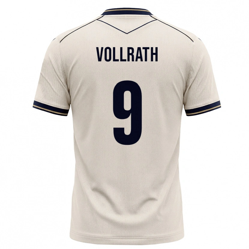 Danxen Dámské Lucas Vollrath #9 Bílá Modrá S Nádechem Daleko Hráčské Dresy 2026/27 Dres