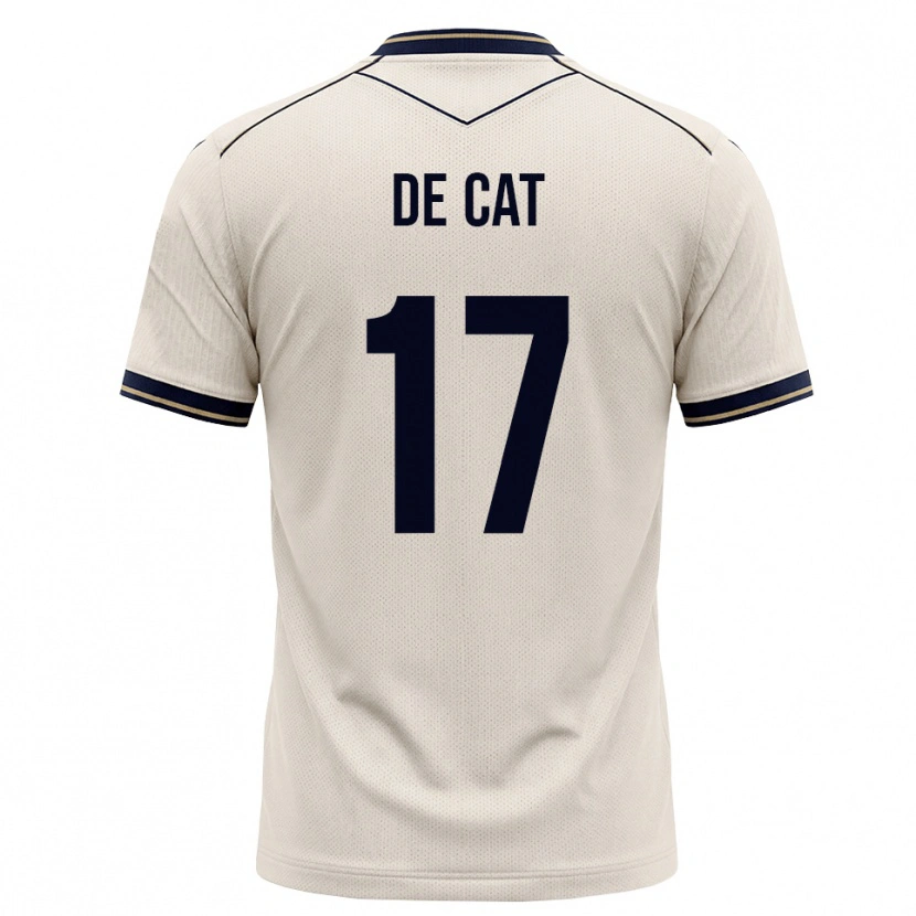 Danxen Dámské Nathan De Cat #17 Bílá Modrá S Nádechem Daleko Hráčské Dresy 2026/27 Dres